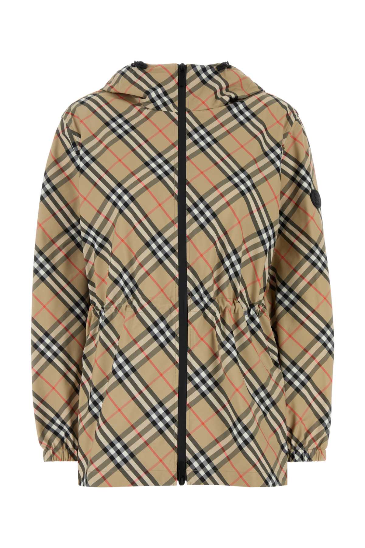 BURBERRY Checked Parka Jacket for Women - FW25 Collection