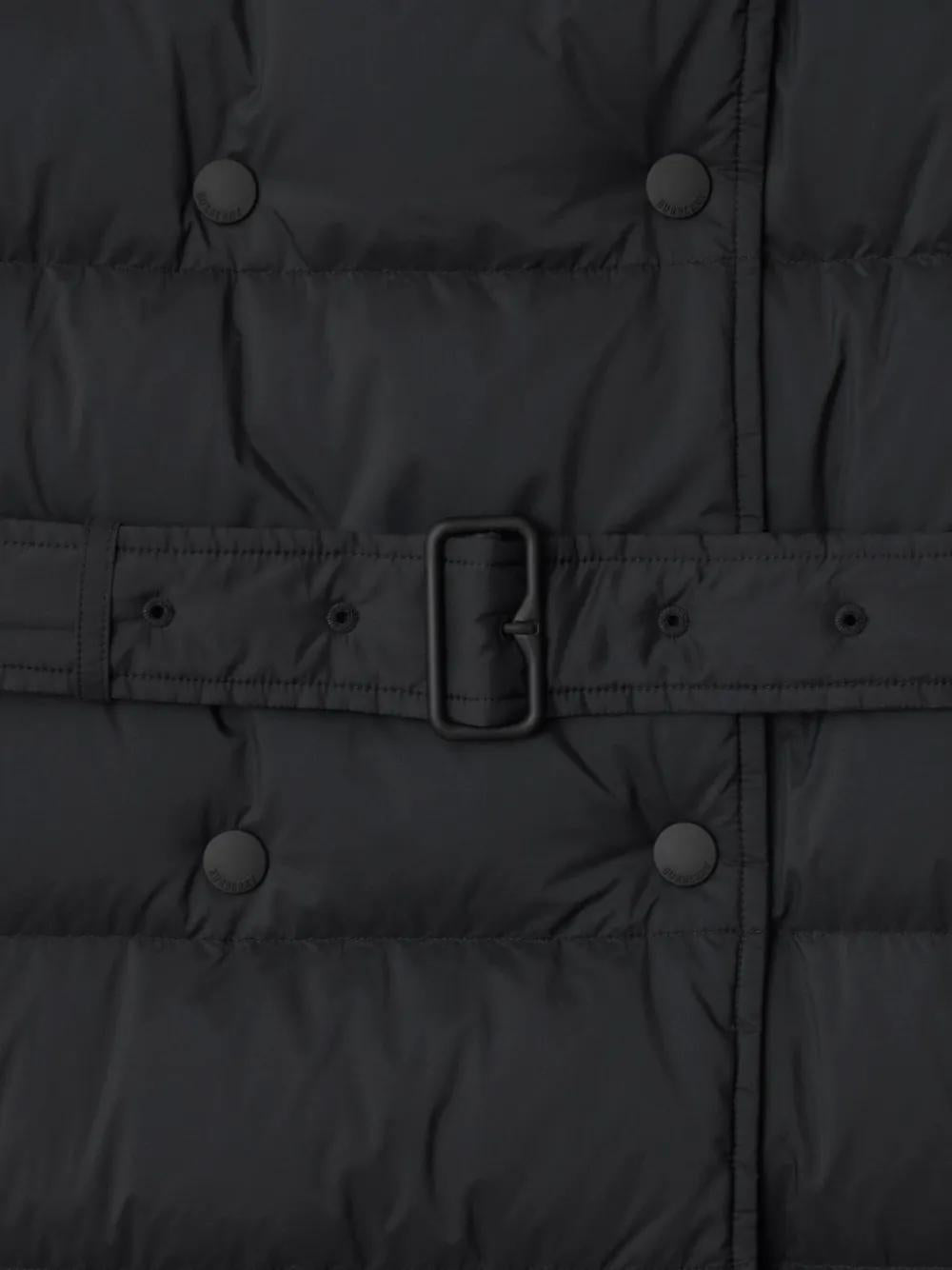BURBERRY Double-Breasted Belted Puffer Jacket