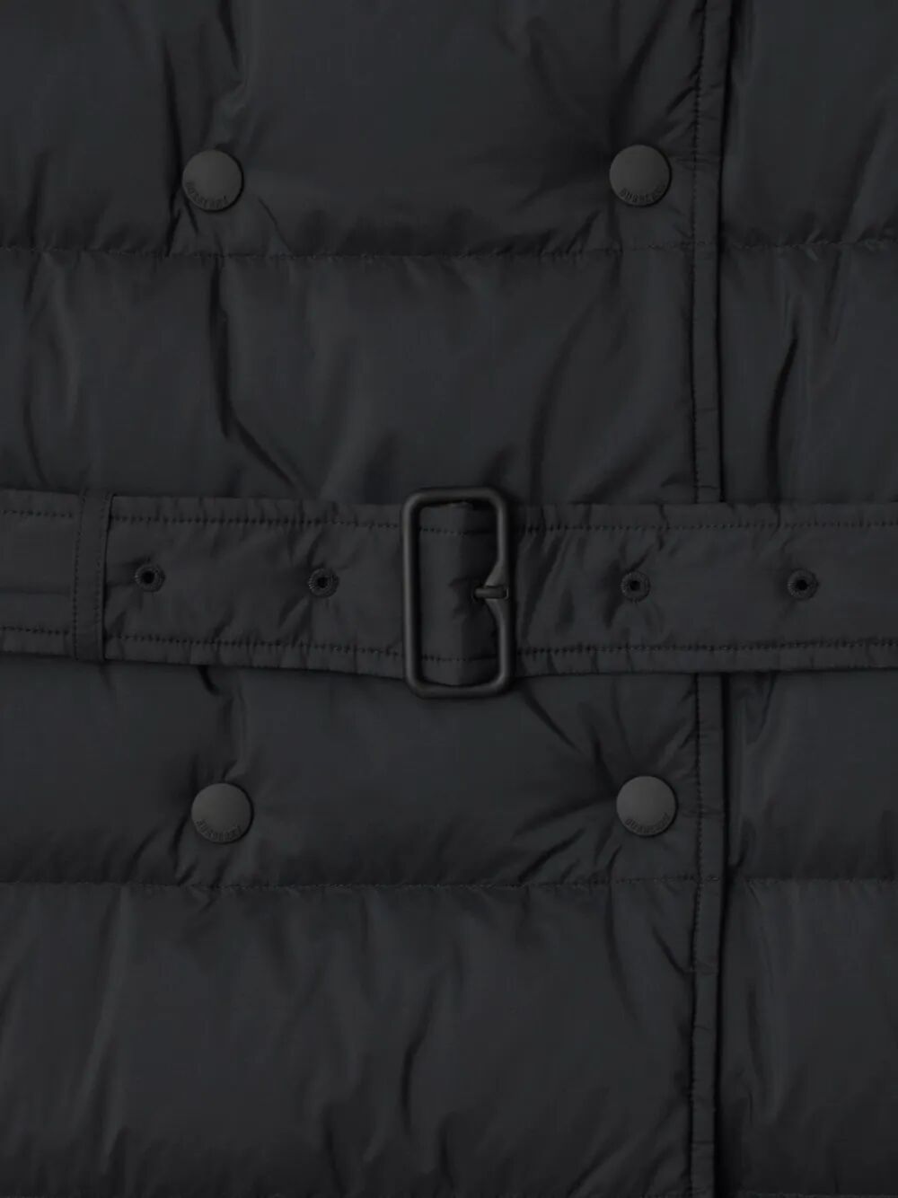 BURBERRY Double-Breasted Kent Long Puffer Jacket with Belt - Women's
