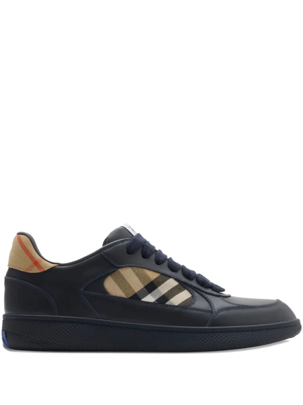 BURBERRY Check Fabric and Leather Terrace Sneaker