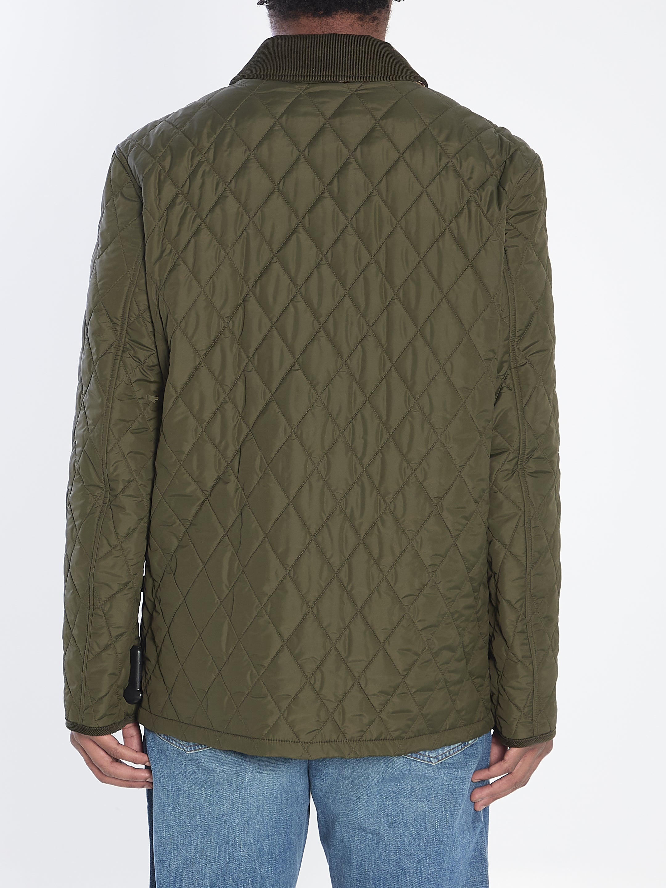 BURBERRY Haddington Quilted Jacket - Large Size