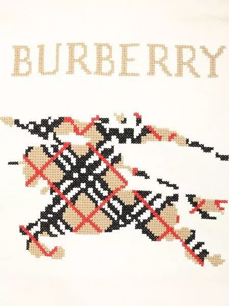BURBERRY Cross Stitch Equestrian Sweatshirt - FW25