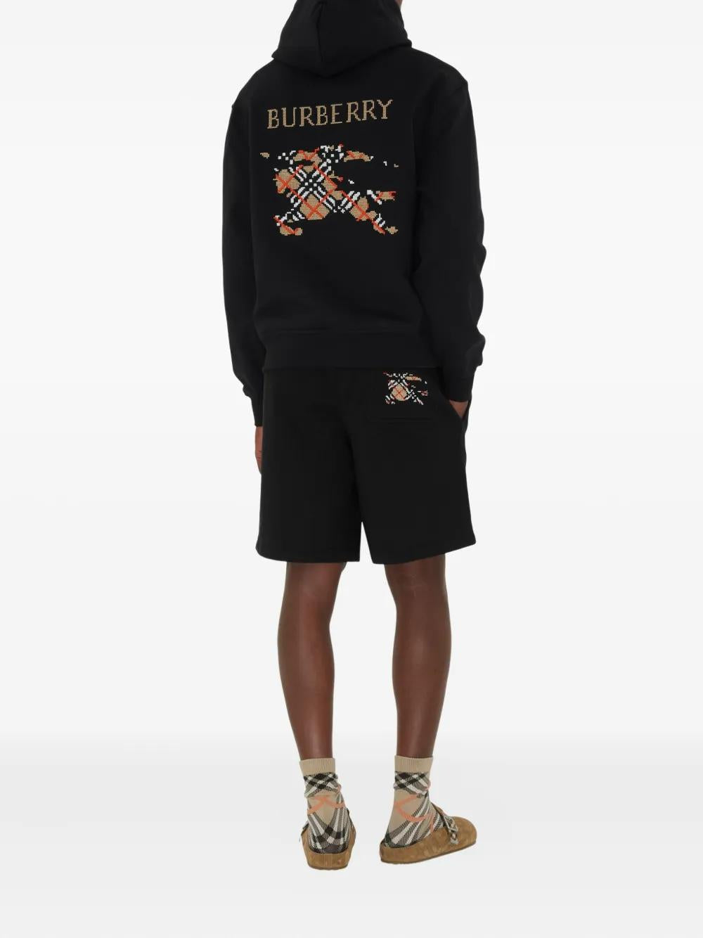 BURBERRY Cross Stitch Bermuda Shorts for Men - Fall 2025
