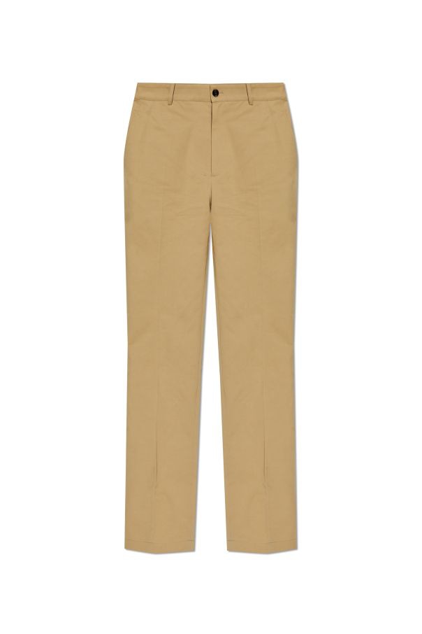BURBERRY Cotton Chino Trousers for Men - FW25
