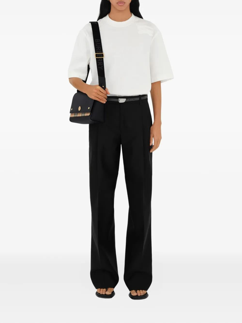 BURBERRY Foldover Mini Crossbody Handbag