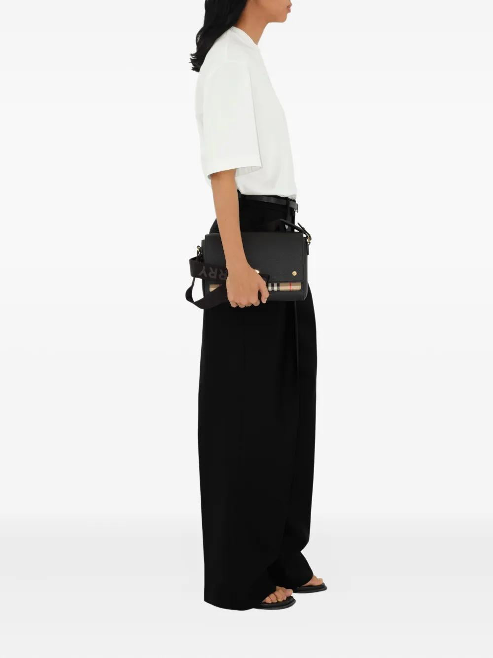 BURBERRY Foldover Mini Crossbody Handbag