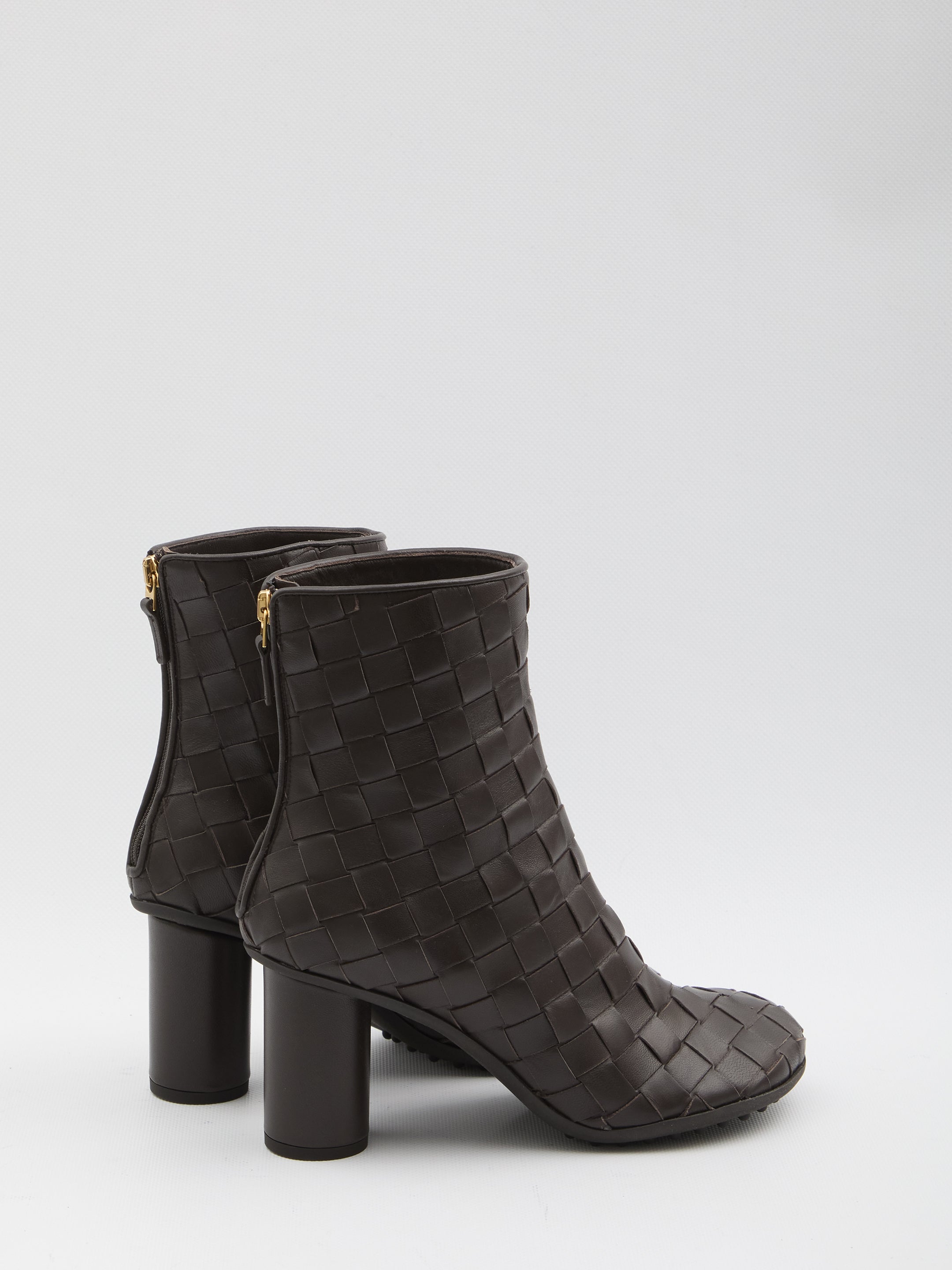 BOTTEGA VENETA Atomic Woven Leather Ankle Boots