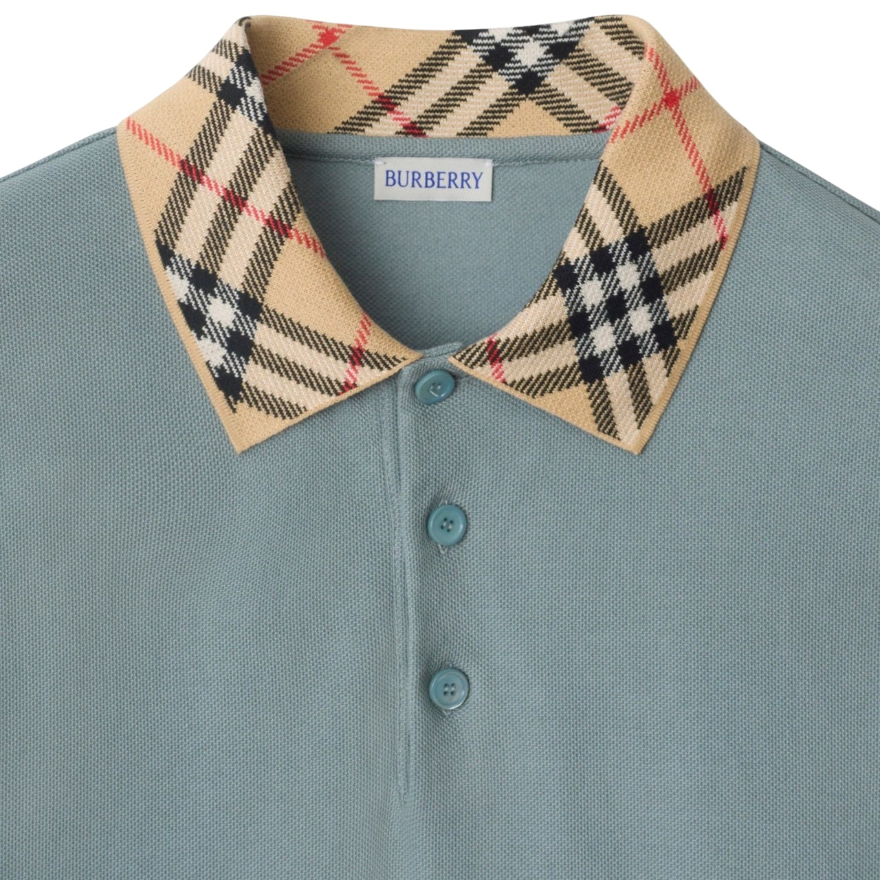 BURBERRY Lightweight Fitted Cotton Polo Shirt