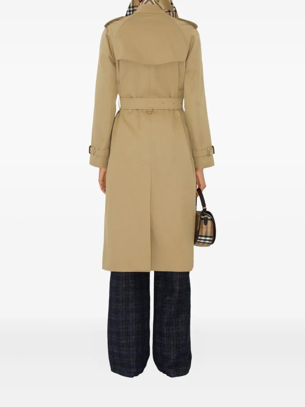 BURBERRY Classic Gabardine Waterloo Trench Jacket for Women