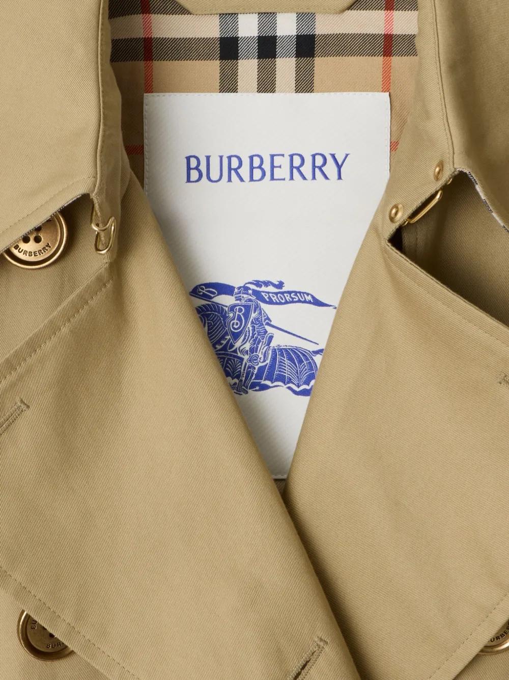 BURBERRY WOMEN'S STRAIGHT-CUT TRENCH Jacket