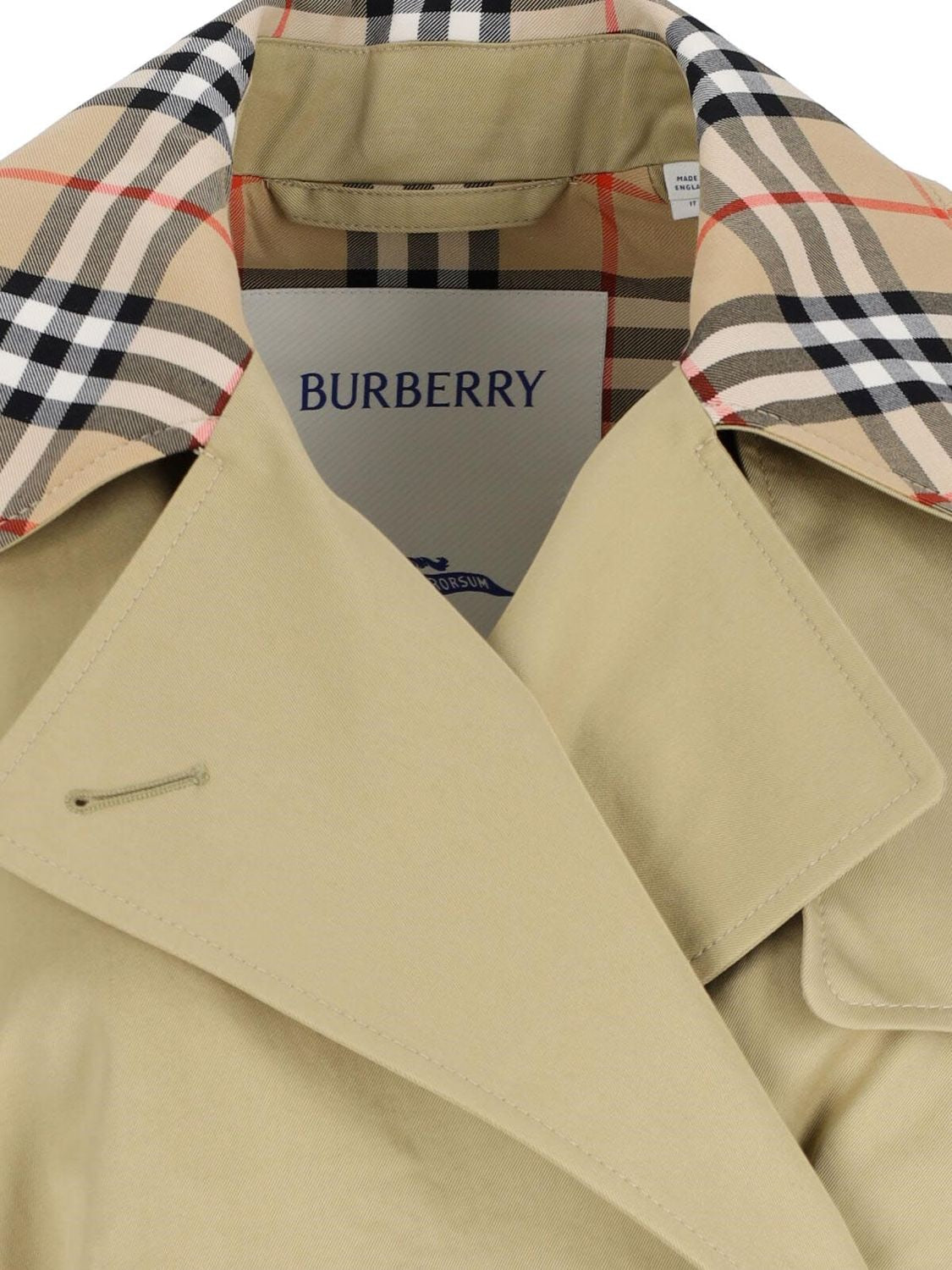 BURBERRY Cotton Sports Jacket for Women - Fall/Winter 2025