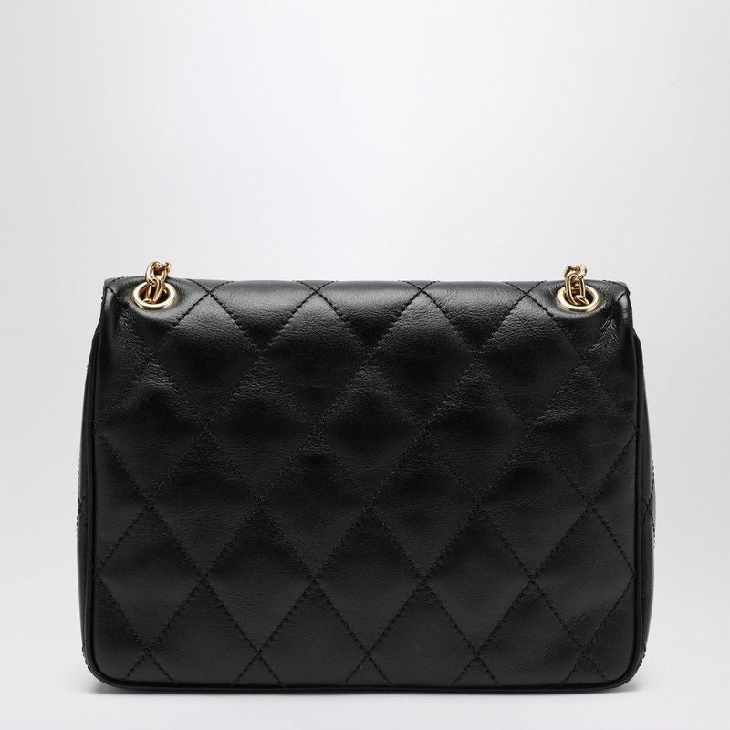 BURBERRY Large Quilted Leather Shoulder Handbag