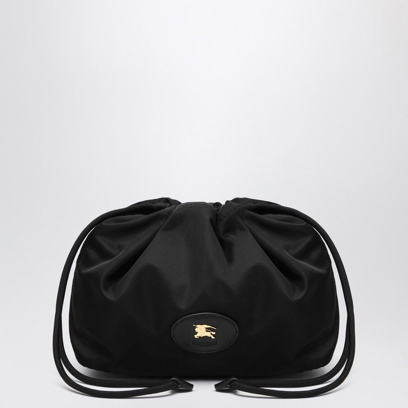BURBERRY Mini Drawstring Pouch Handbag - FW25 Collection