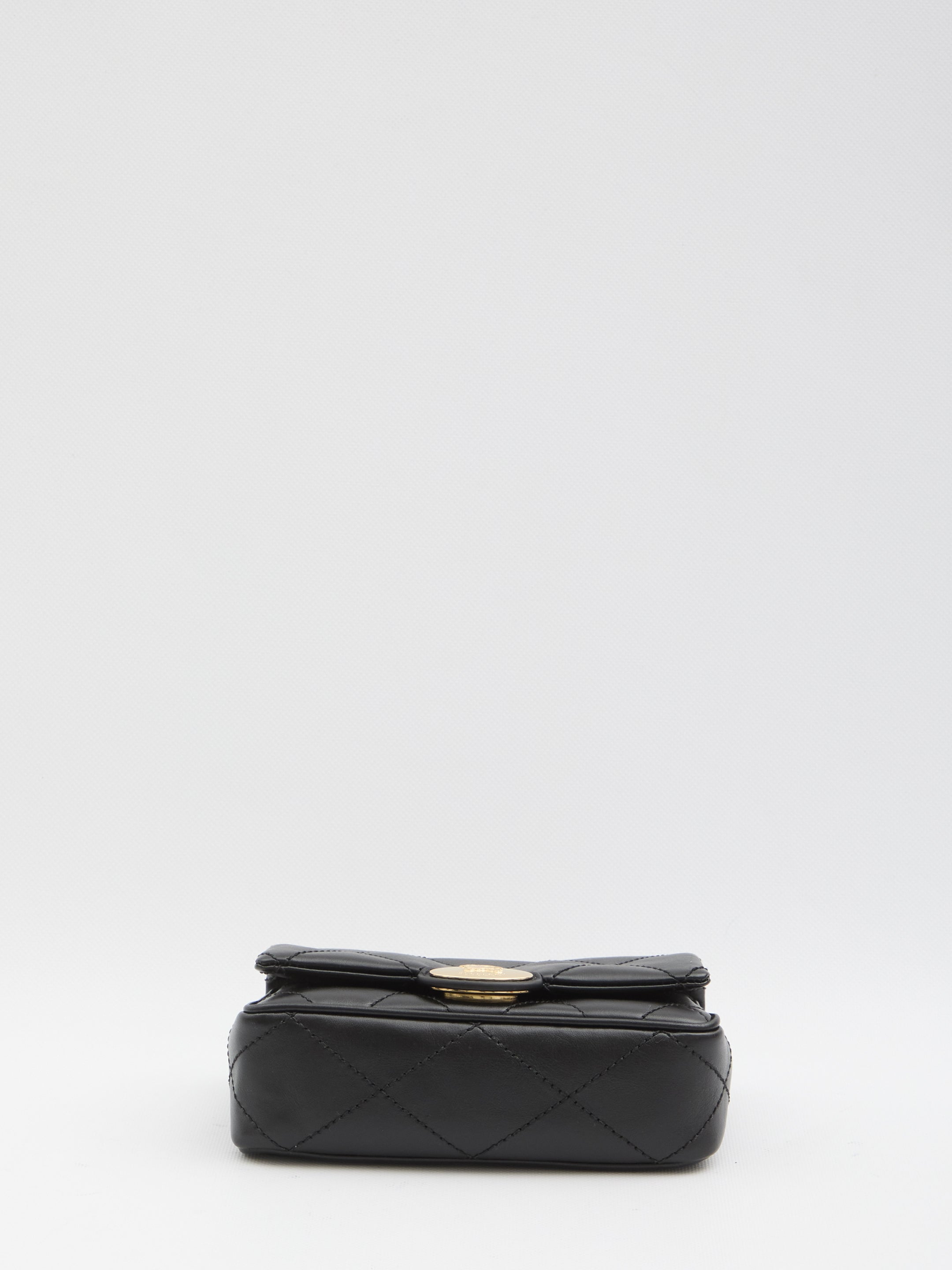 BURBERRY Mini Quilted Leather Clutch with Chain Strap - FW25