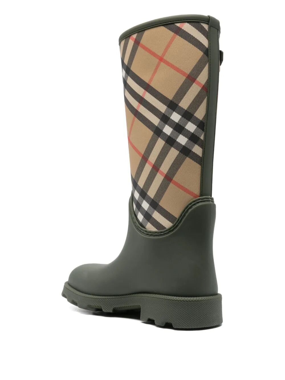 BURBERRY Rubber Marsh Stamp High Boots for Women