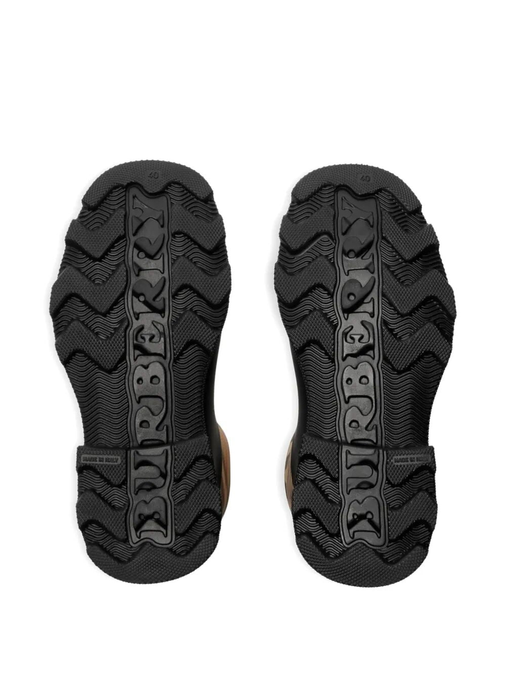 BURBERRY Rubber Marsh Stamp High Boots - Women's