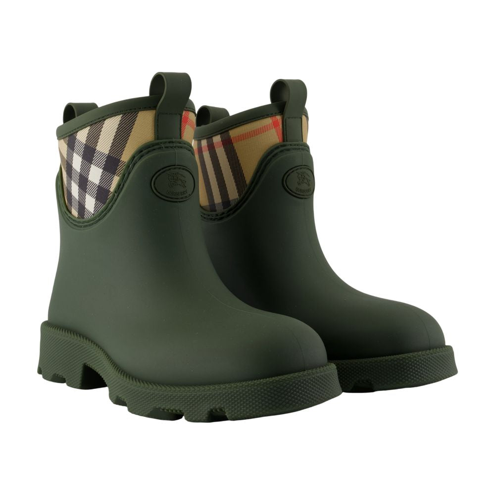 BURBERRY Rubber Marsh Stamp Ankle Boots for Women