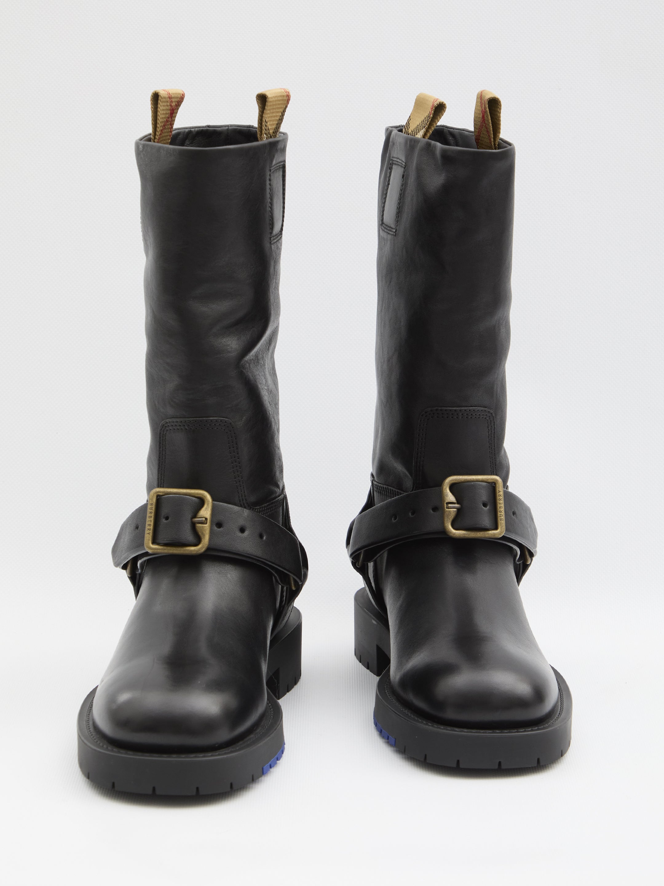 BURBERRY Soft Saddle Low Boots for Women