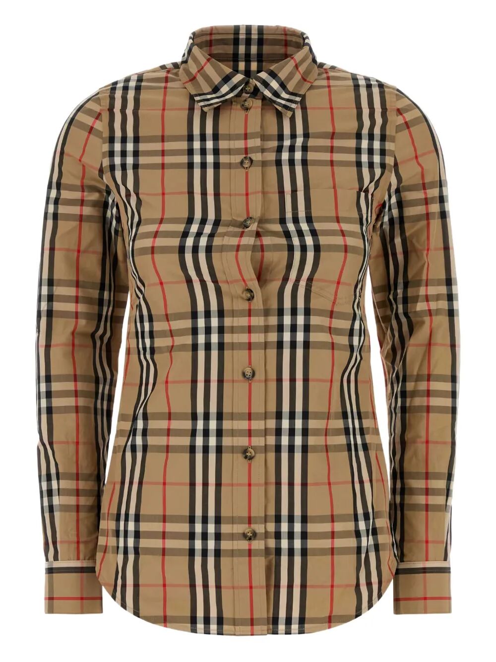 BURBERRY Checkered Design Women's Shirt for FW25
