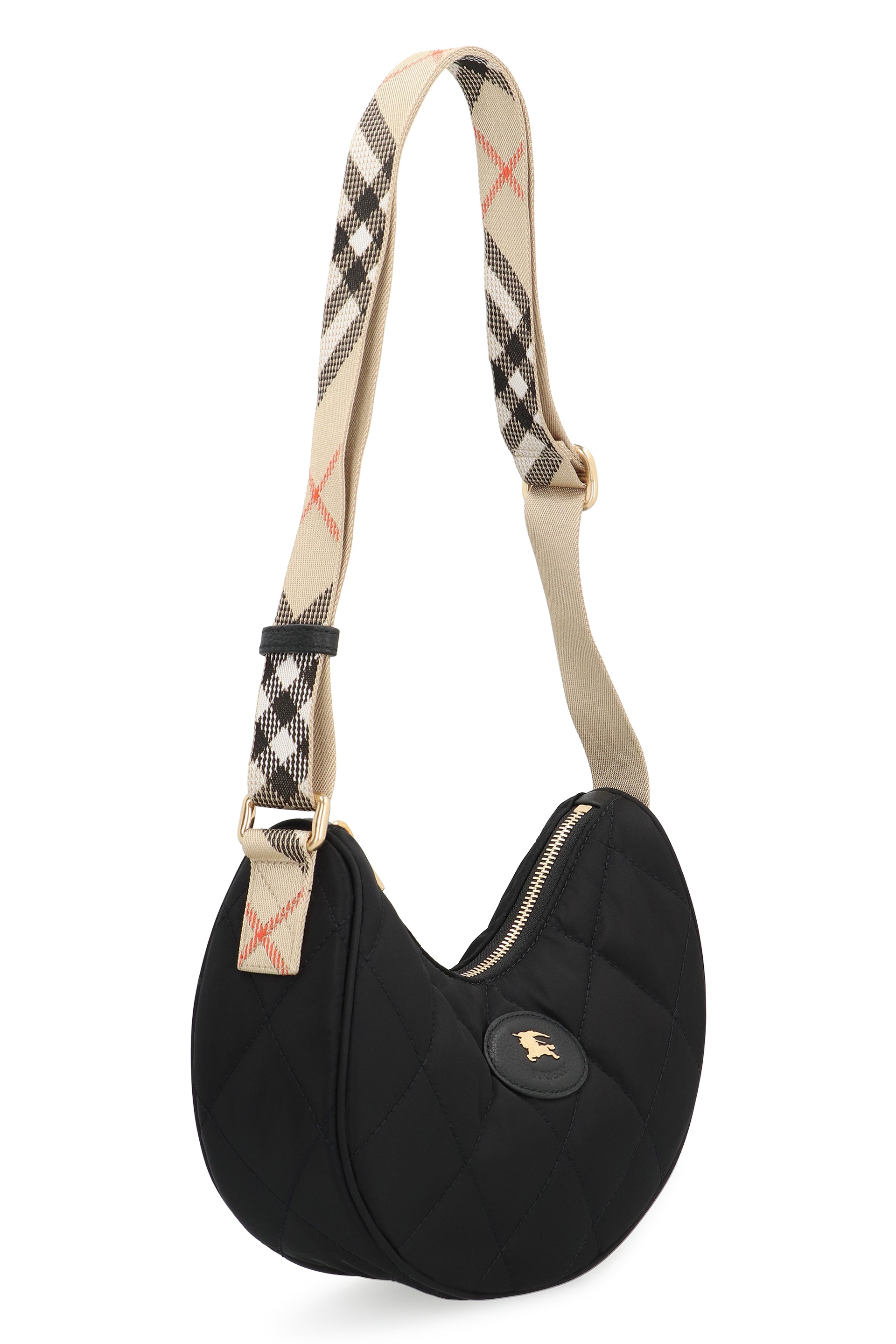 BURBERRY Mini Nylon Messenger Handbag