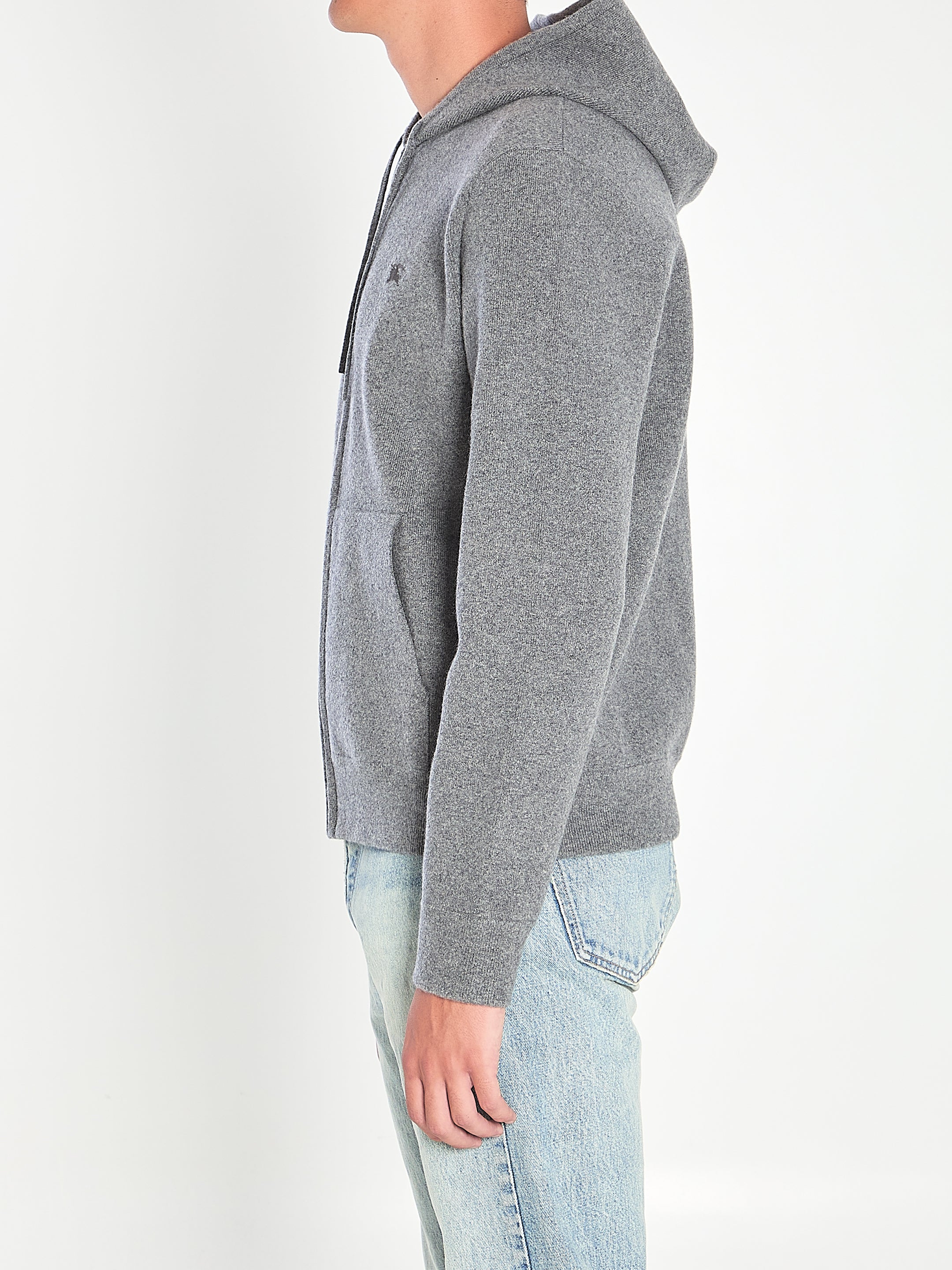 BURBERRY Cashmere-Blend Hoodie Sweatshirt - Size L