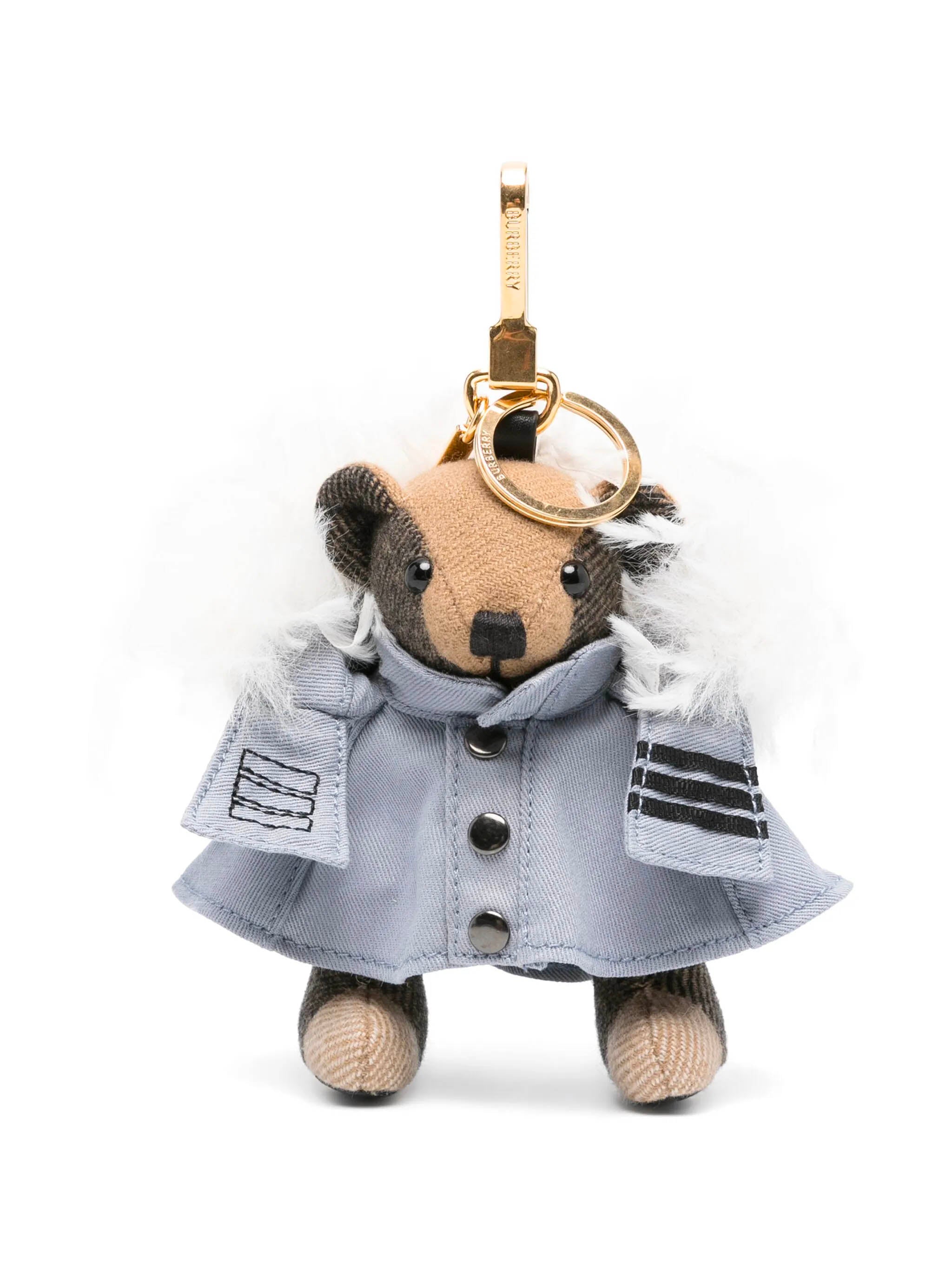 BURBERRY Charm Teddy Bear with Cape - Mini