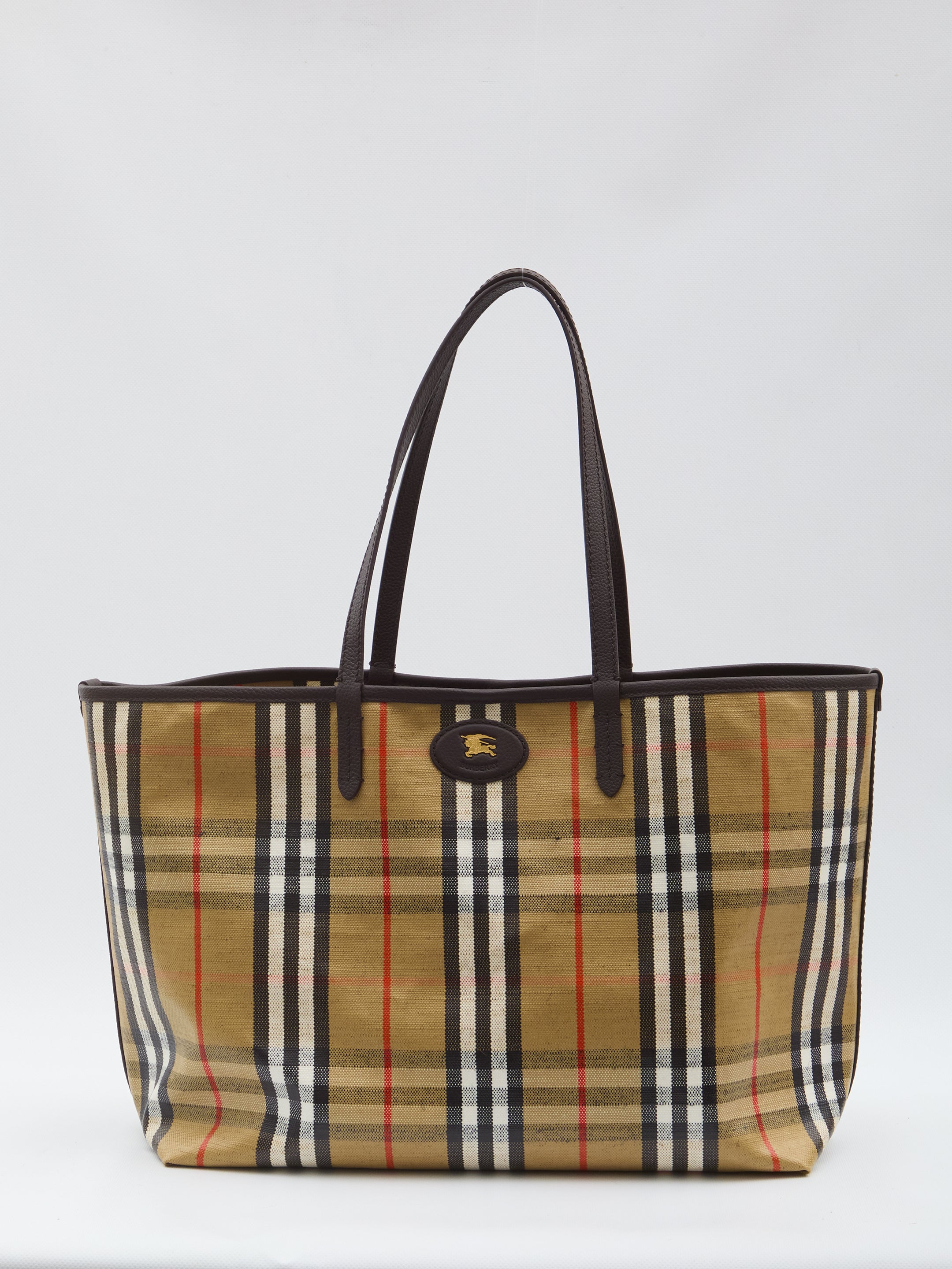 BURBERRY Highlands Medium Tote Handbag