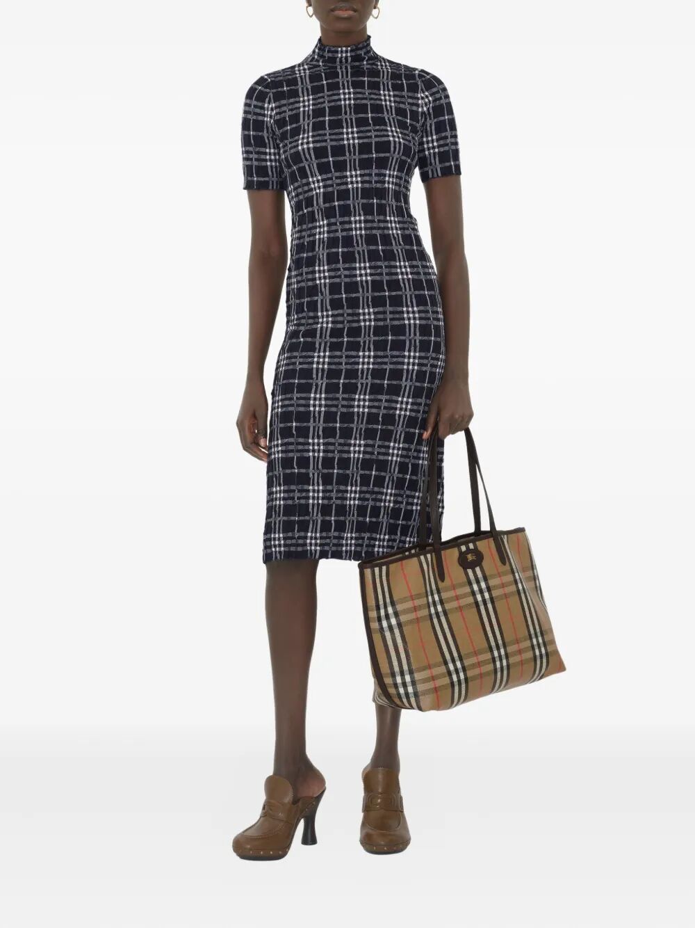 BURBERRY Medium Highlands Tote Handbag