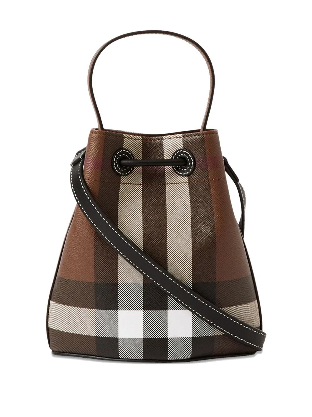 BURBERRY Mini Drawstring Purse