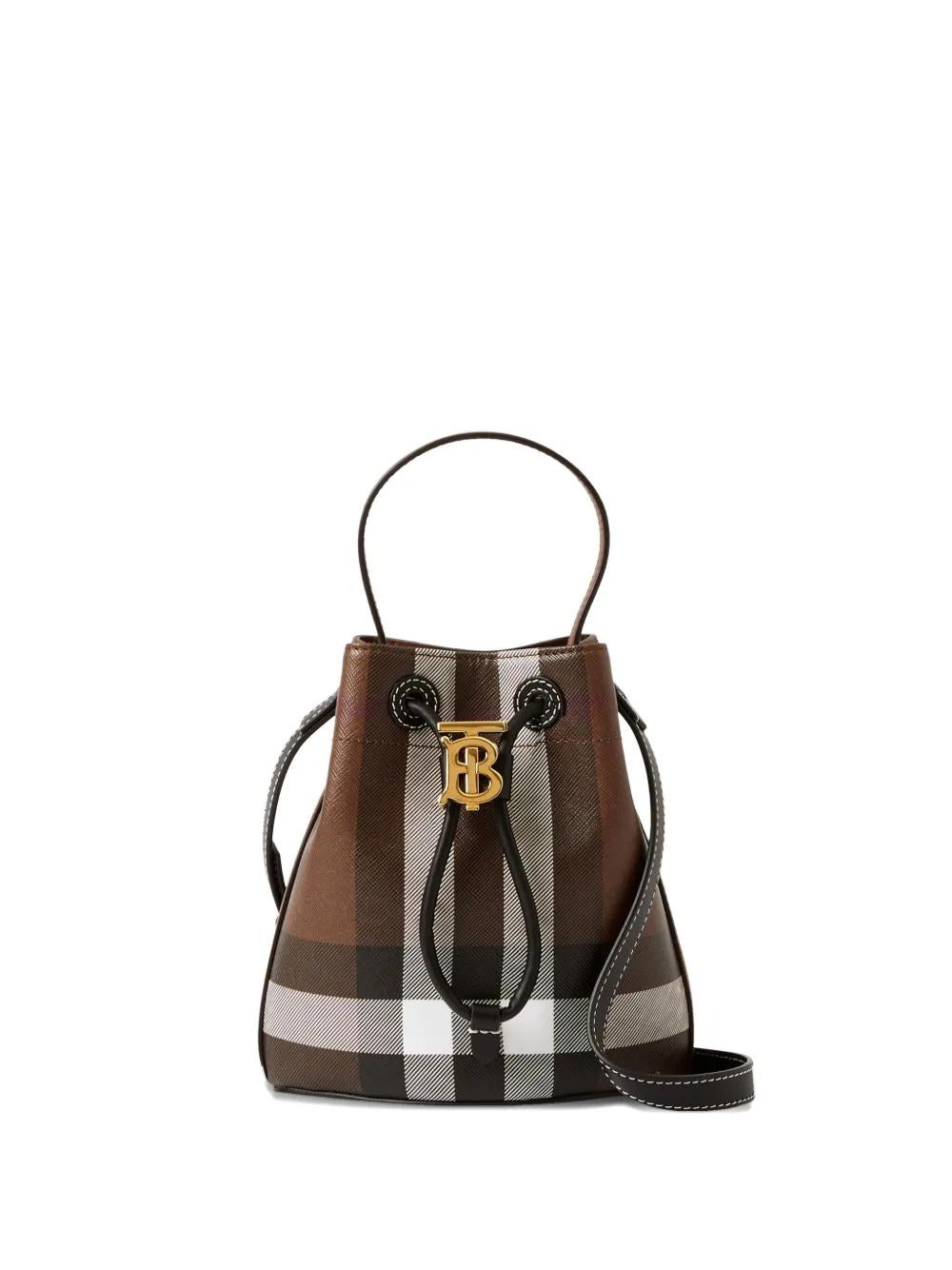 BURBERRY Mini Drawstring Purse