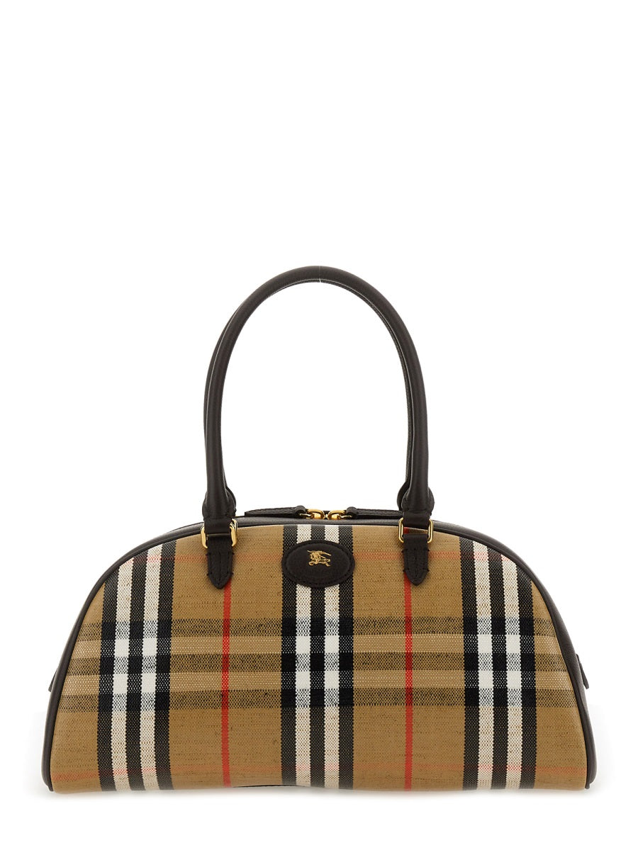 BURBERRY Highlands Bowling Mini Handbag 33.5x16x12cm