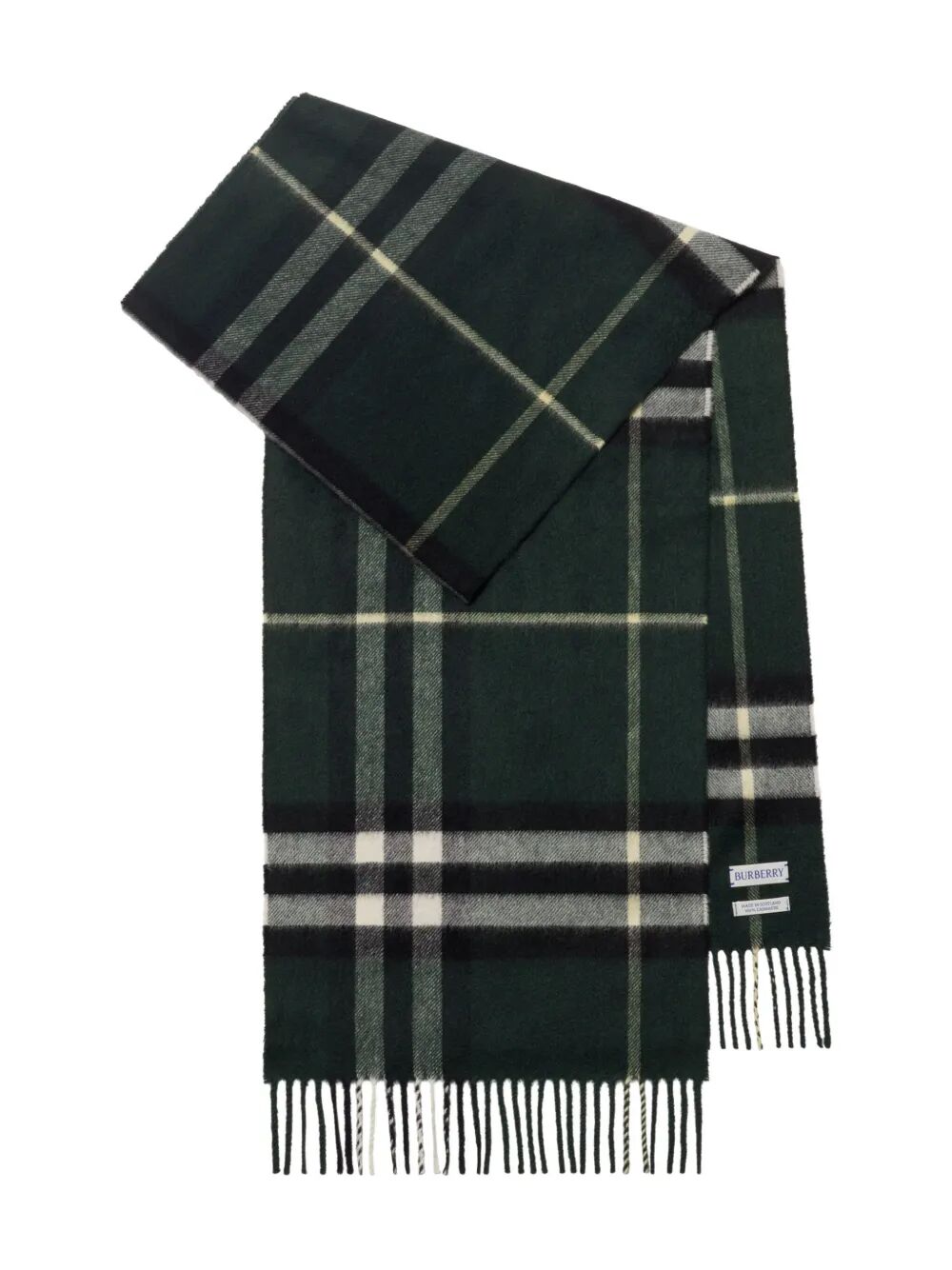 BURBERRY Giant Check Cashmere Scarf
