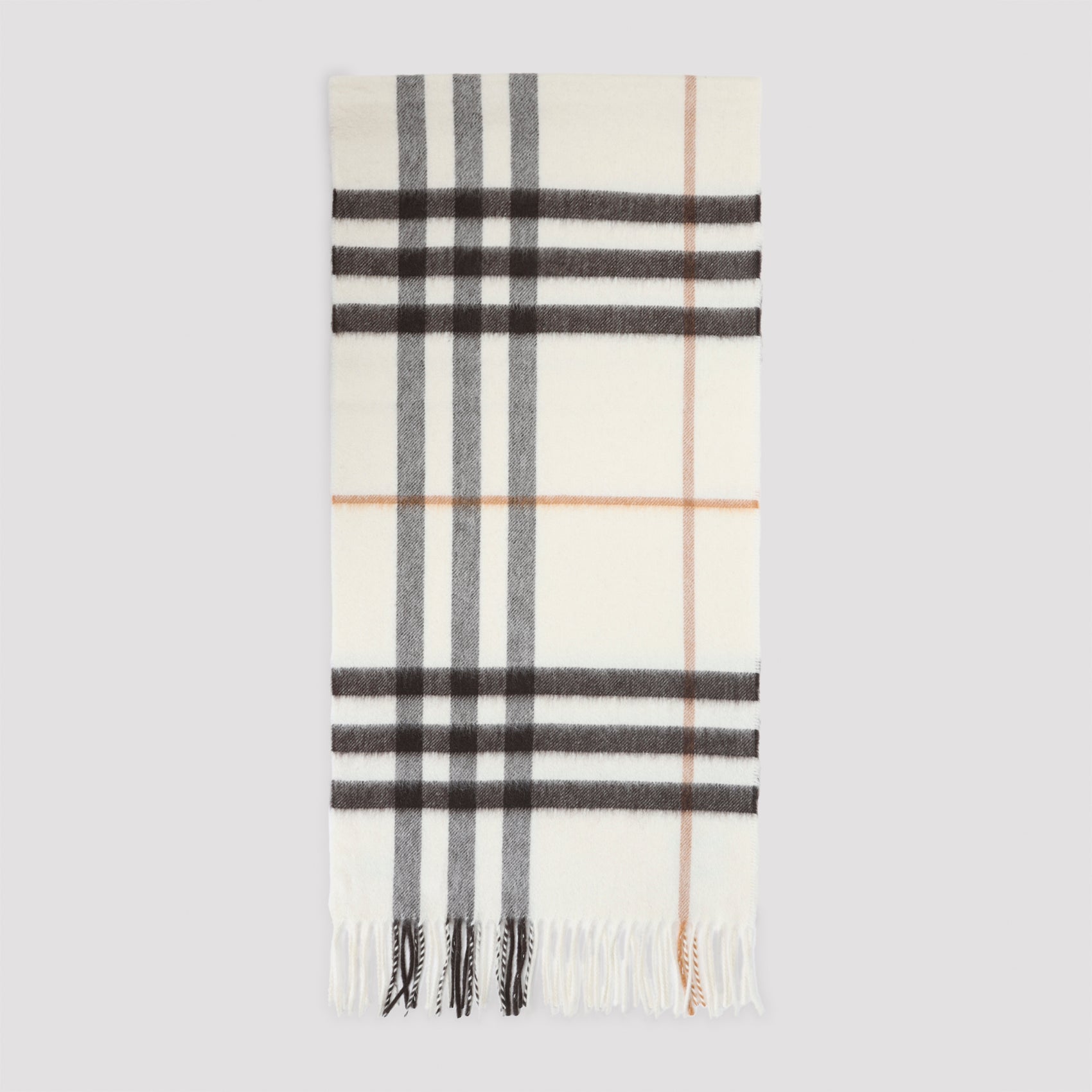 BURBERRY Giant Check Cashmere Scarf