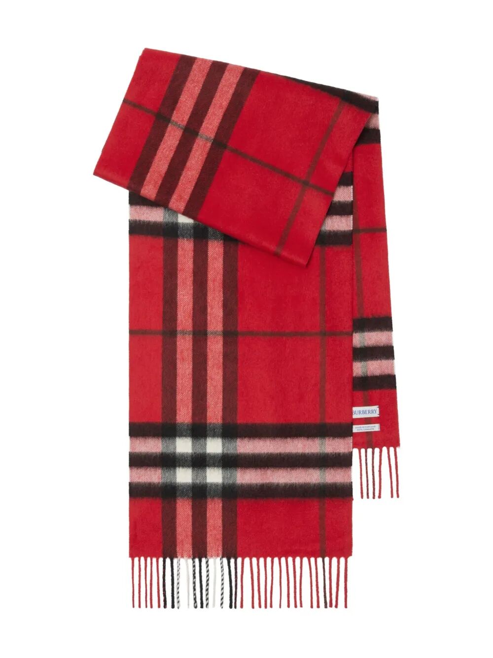 BURBERRY Giant Check Cashmere Scarf