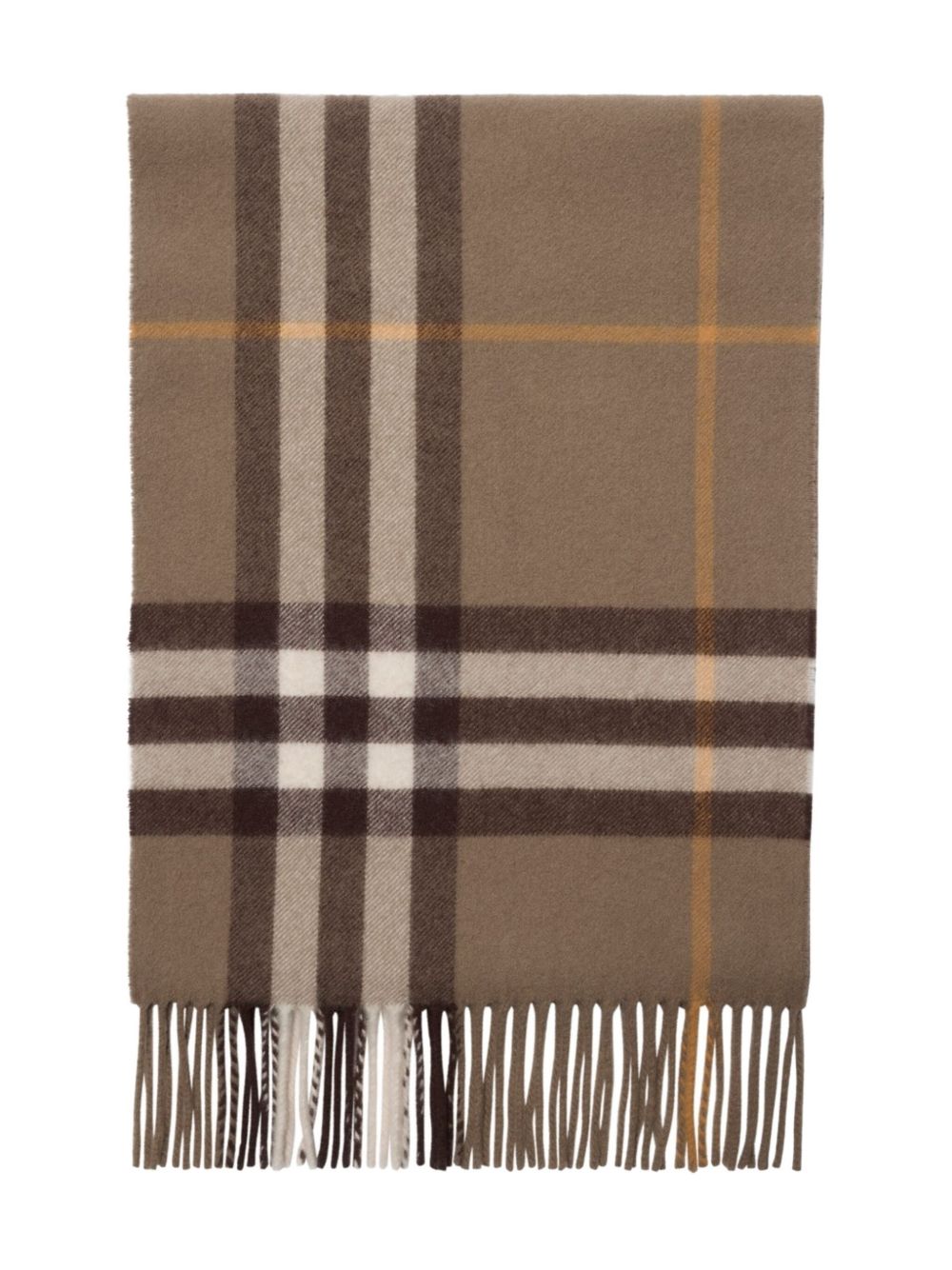 BURBERRY Giant Check Cashmere Scarf