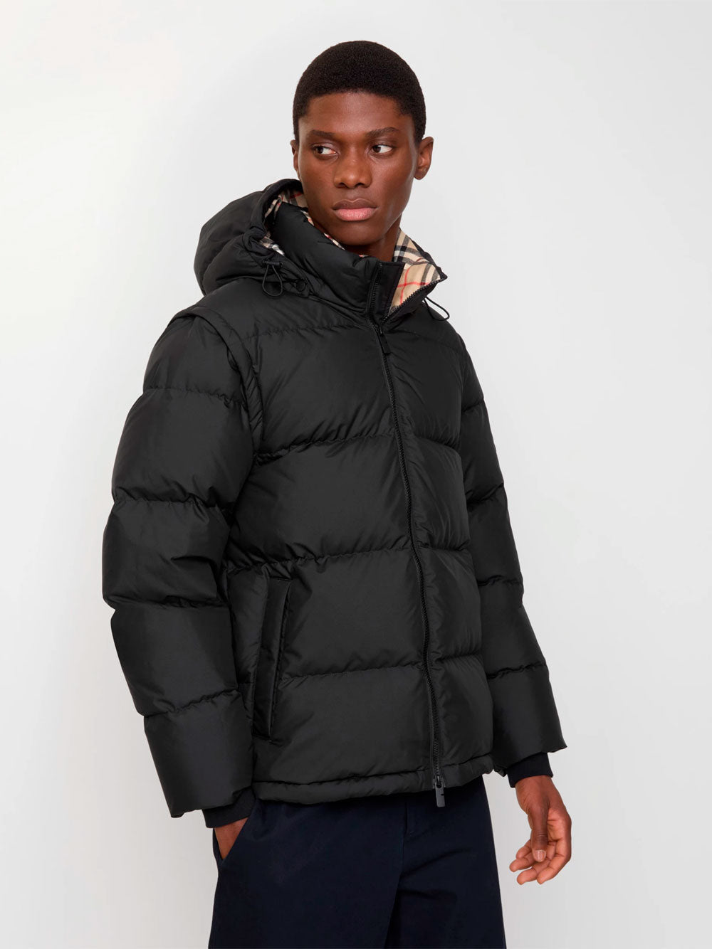 BURBERRY Detachable Sleeve Puffer Jacket