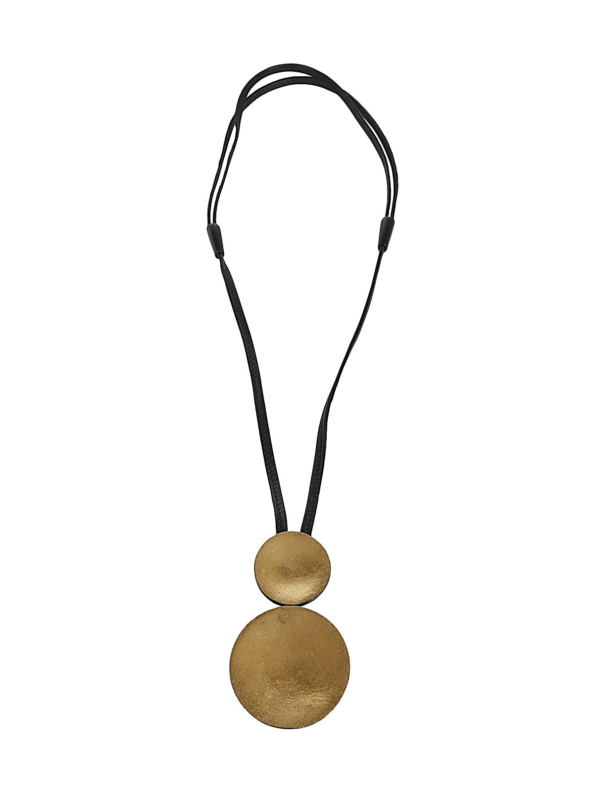 MONIES Mini Pendant Necklace with Gold Foil Accents