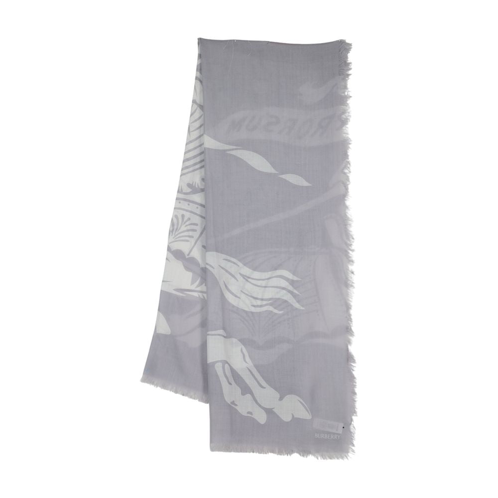 BURBERRY Large Wool Scarf
