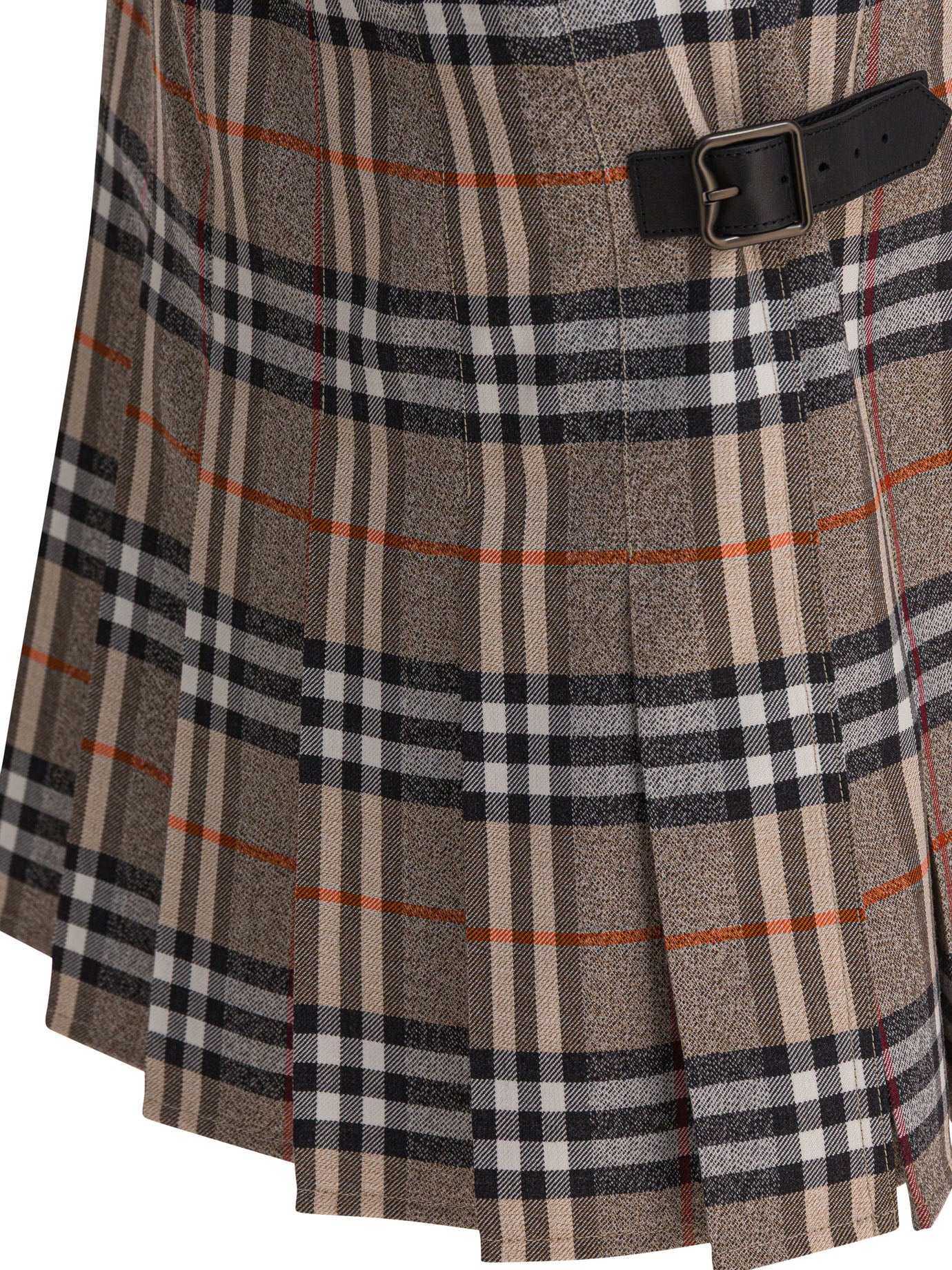 BURBERRY Elegant Women's Mini Wool Skirt