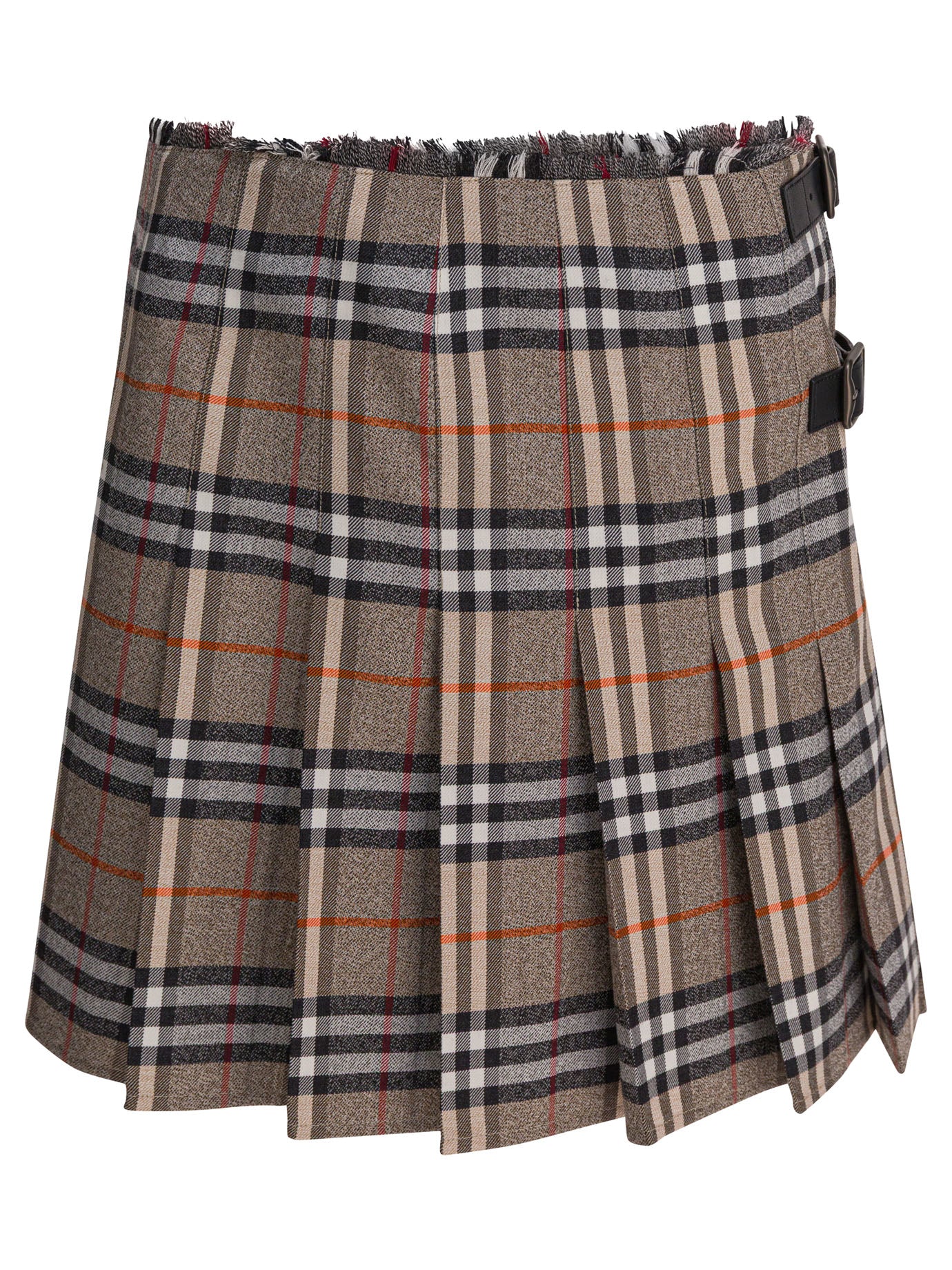 BURBERRY Elegant Women's Mini Wool Skirt