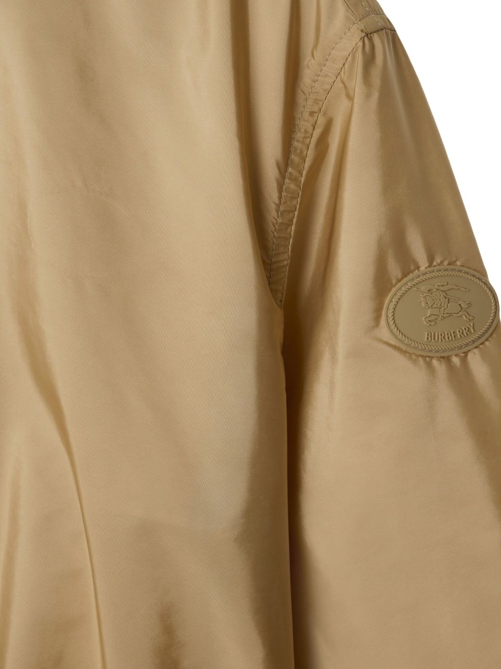 BURBERRY Check Motif Nylon Jacket for Women