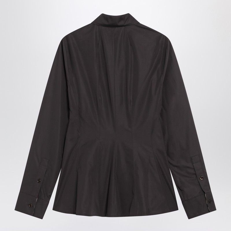 BURBERRY Slim Fit Cotton Shirt with Equestrian Design for Women