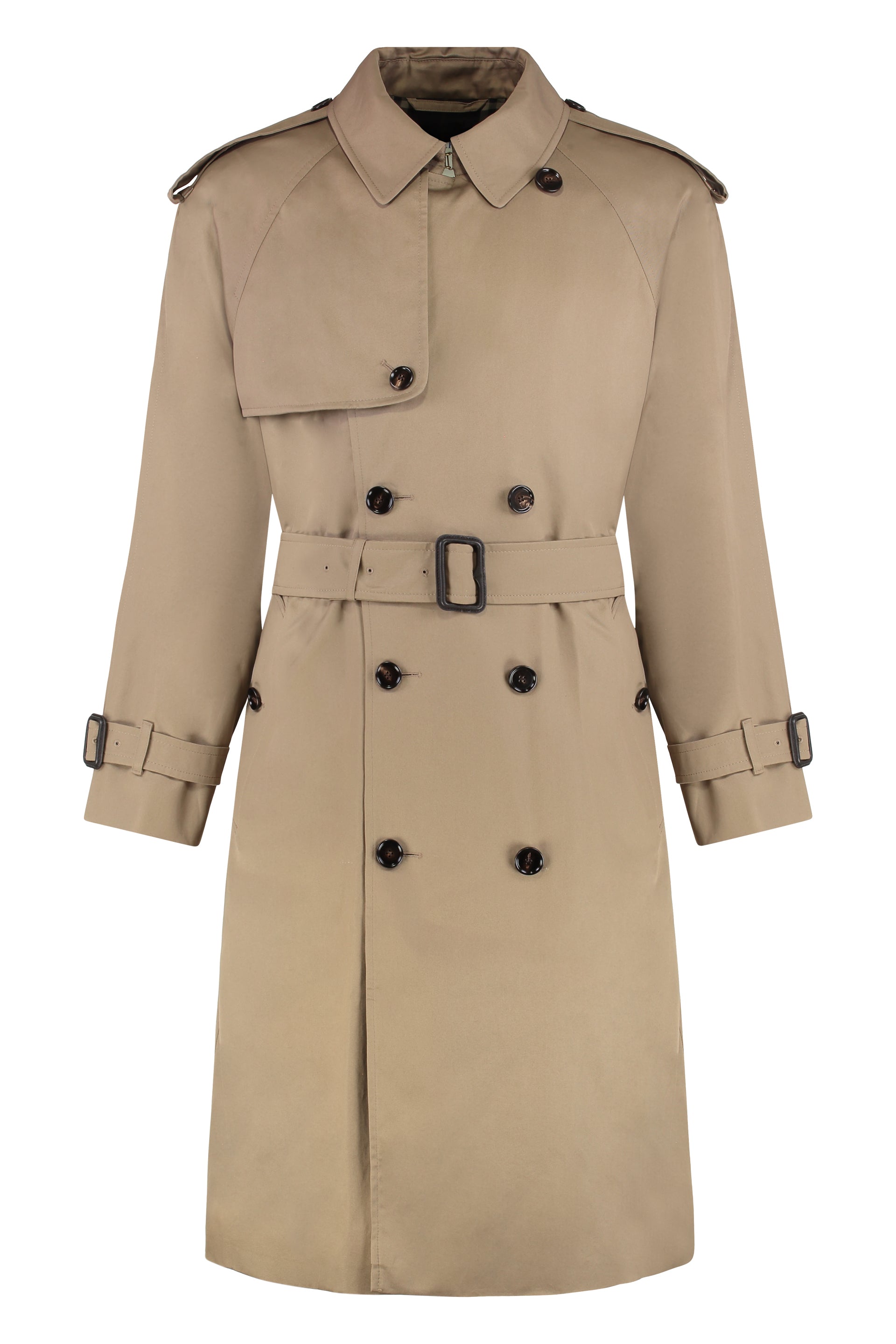 BURBERRY Lungo Trench Coat - Double-Breasted Design