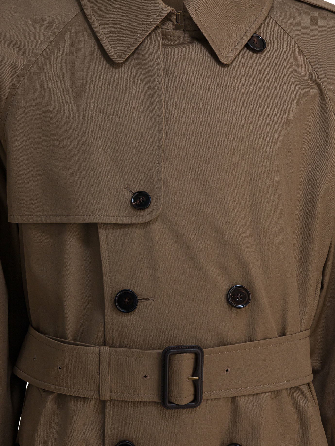 BURBERRY Long Double-Breasted Trench Jacket for Men