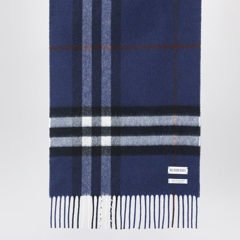 BURBERRY Cashmere Scarf with Classic Check Pattern - FW25