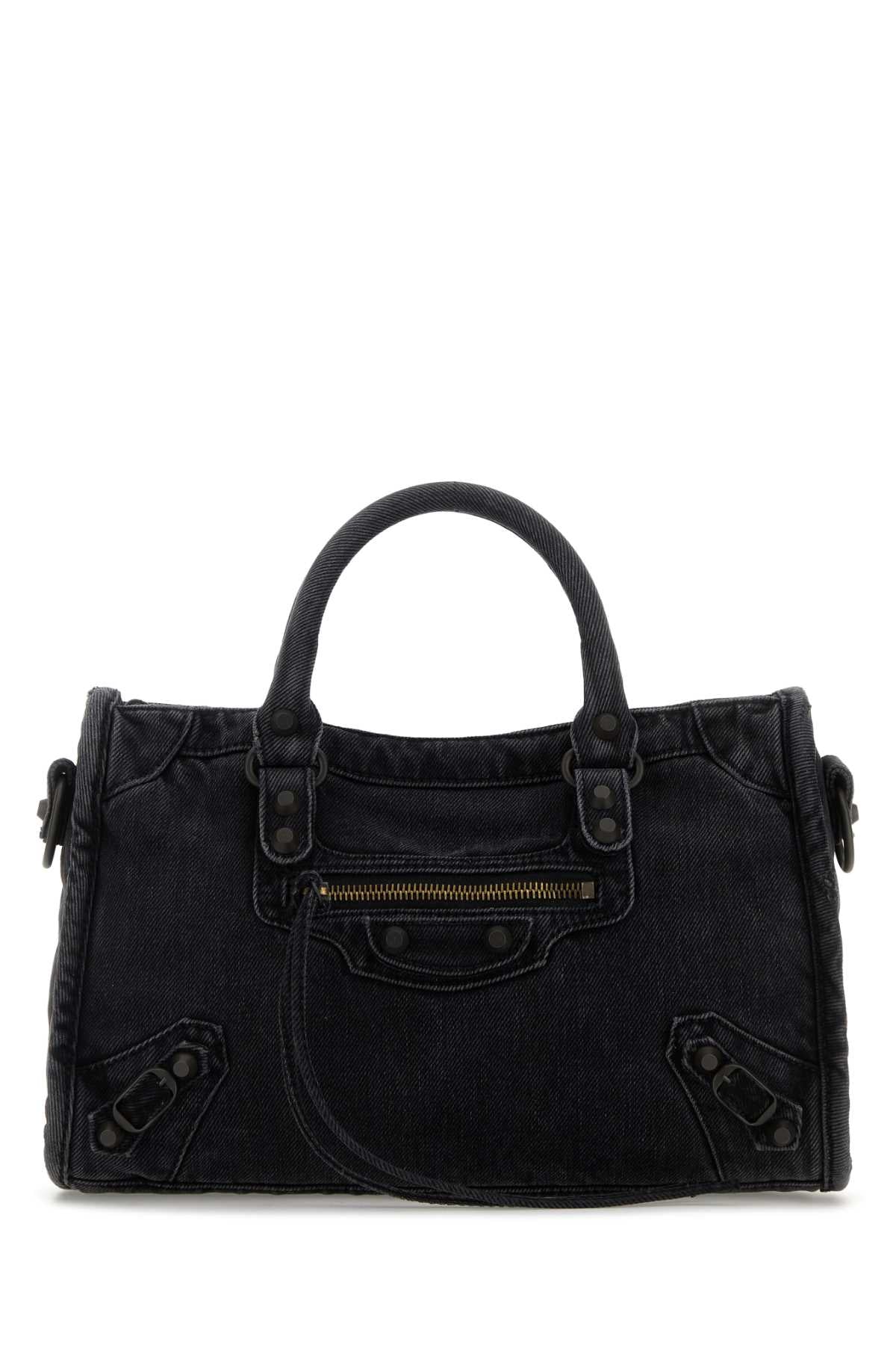 BALENCIAGA Mini Denim Small Le City Handbag