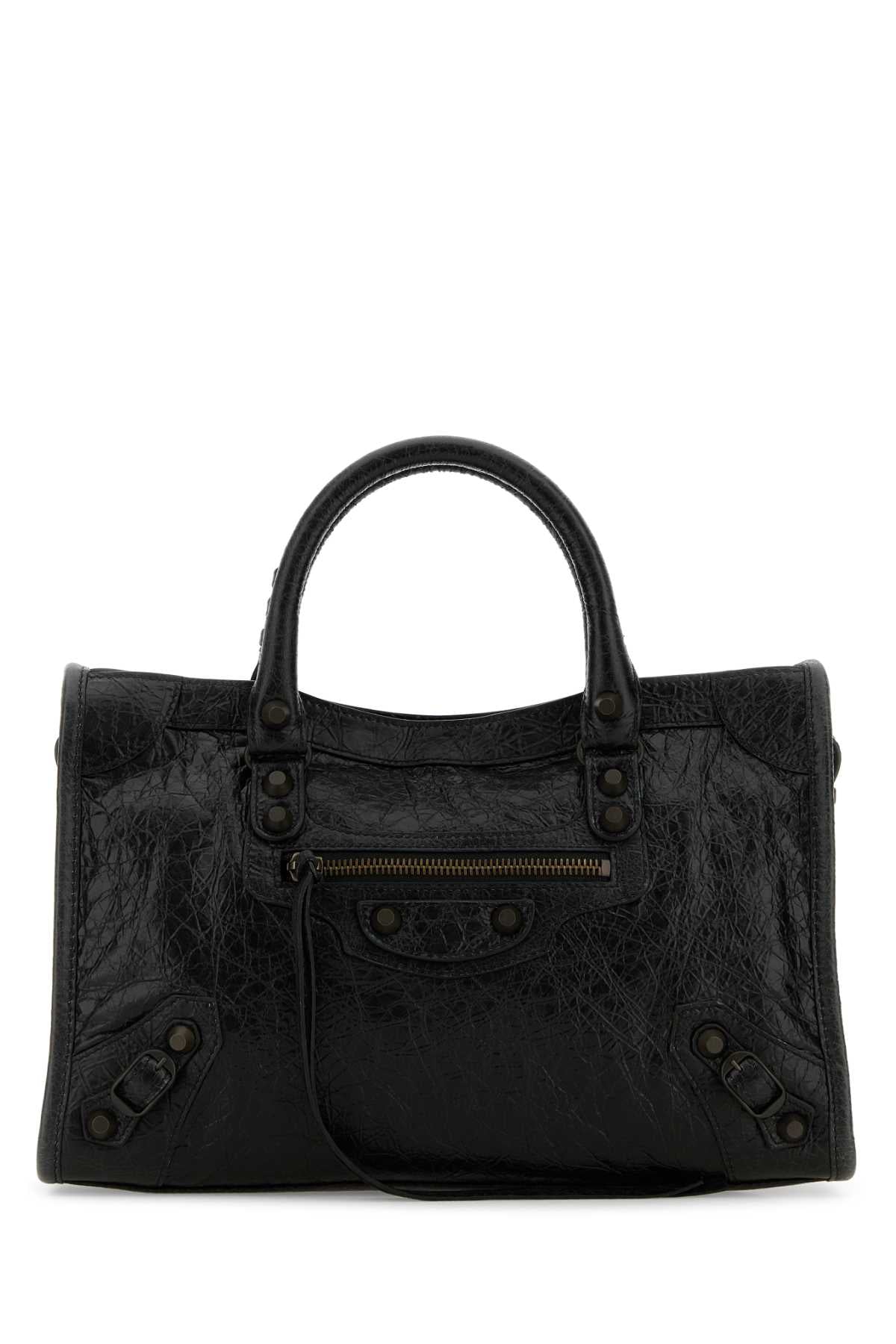 BALENCIAGA Mini Leather City Handbag