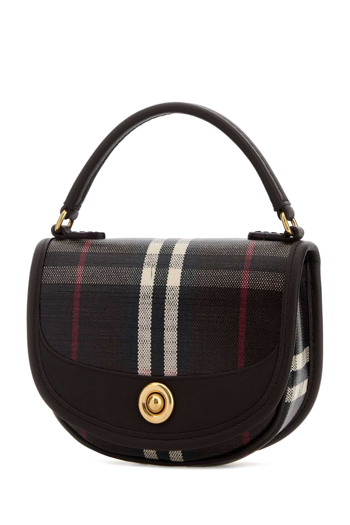 BURBERRY Mini Highlands Checked Handbag