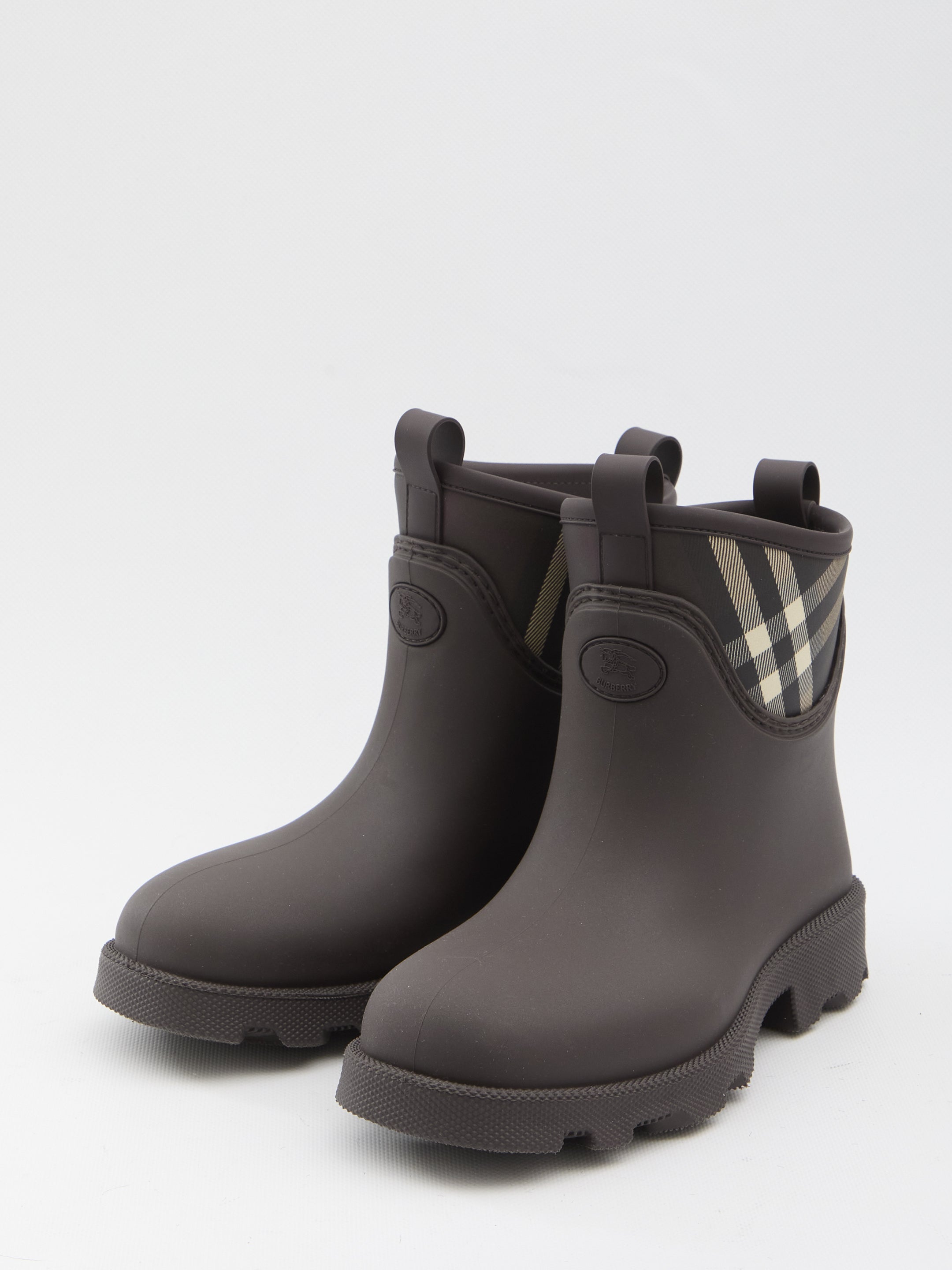 BURBERRY Stamp Ankle Boots with Round Toe - FW25