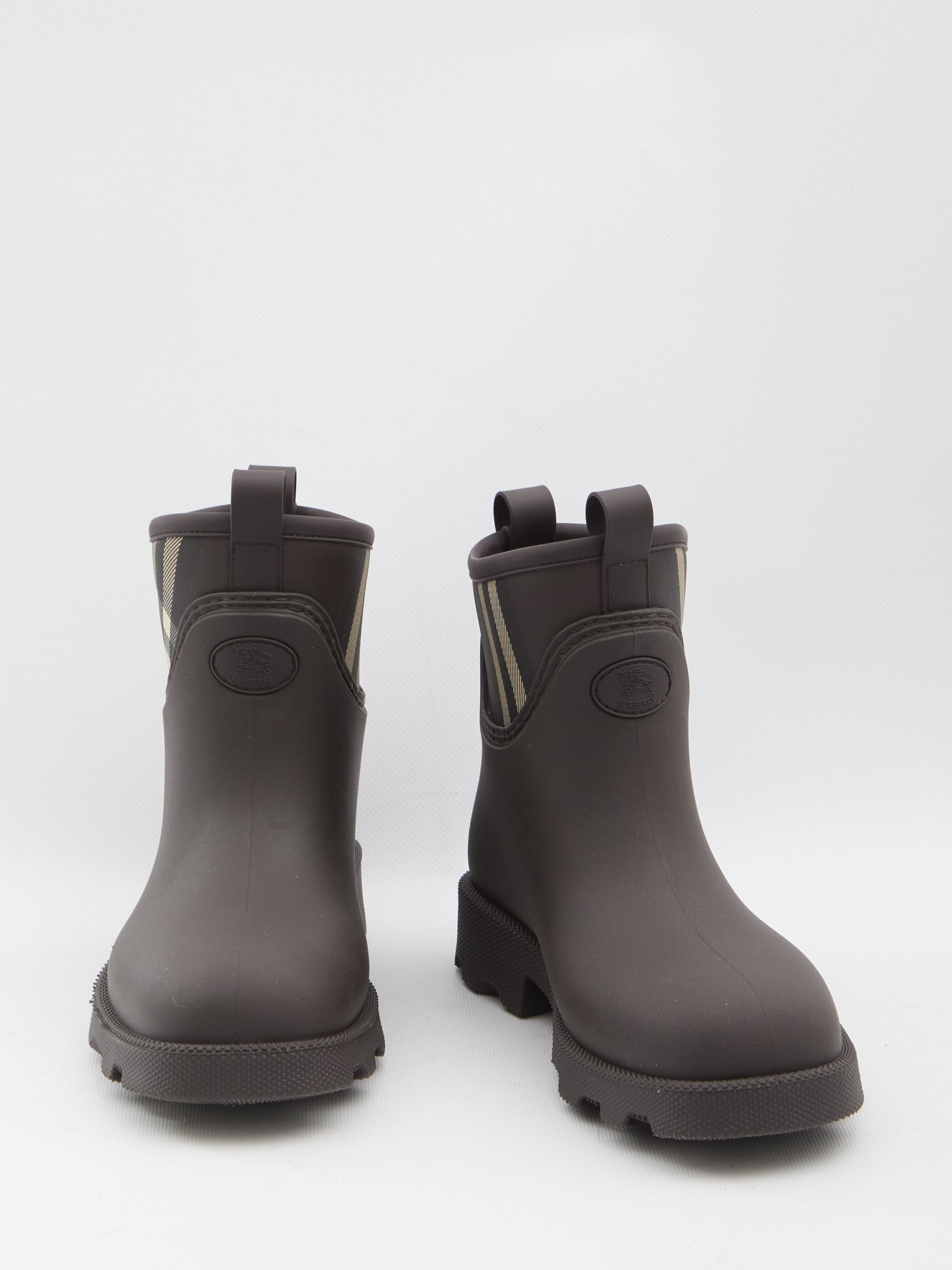 BURBERRY Stamp Ankle Boots with Round Toe - FW25